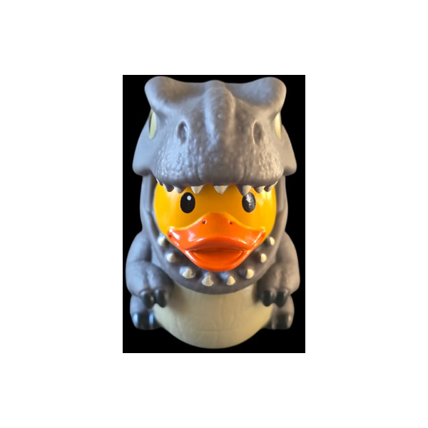 Roselindaceratops rubber duck from the Jurassic Ducks complete set
