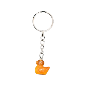 Glass iconic keychain orange dwl 4004