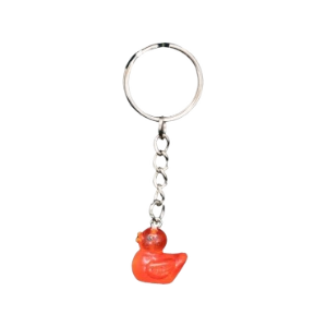 Glass iconic keychain red dwl 4008