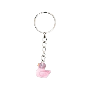 Glass iconic keychain light pink dwl 4003