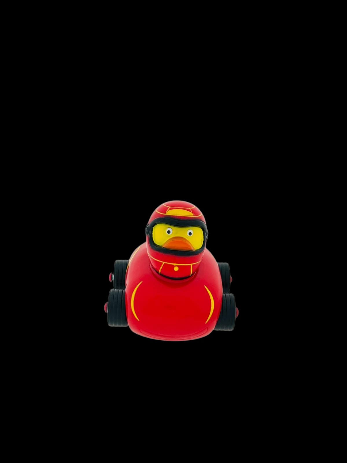 Ducks on wheels moving wheels red