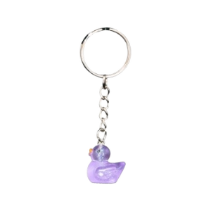 Glass Iconic Keychain Purple