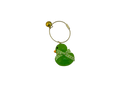 Luxury Glass Keychain Green