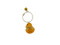 Luxury Glass Keychain Orange