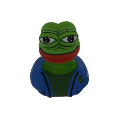 PEPE rubber duck from the Crypto Ducks complete set