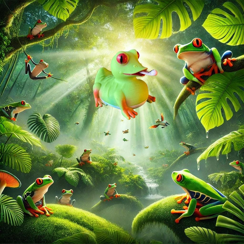 Red Eye Frog Duck wl 1207